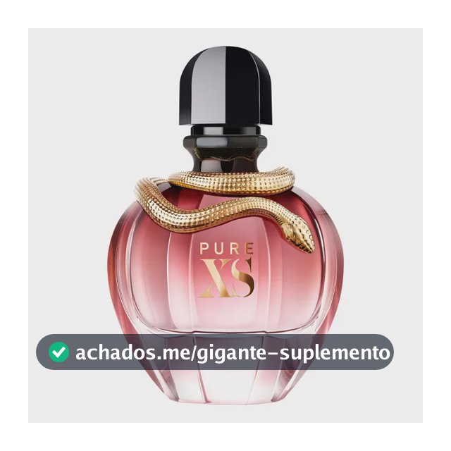 PERFUME RABANNE PURE XS FOR HER EAU DE PARFUM 80ML FEMININO
