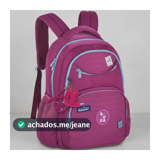 Mochila De Costas Luluca Escolar Juvenil Para Laptop Oficial
