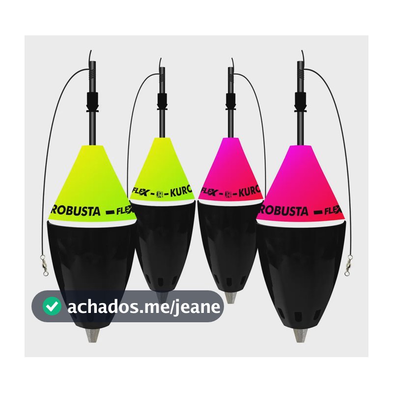 Kit 4 Boias Cevadeiras Jrpesca Kuro Flex Robusta Patinga Tilápia