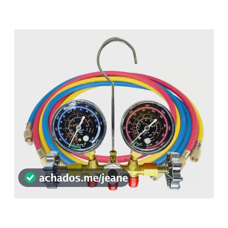Suryha R12 R22 R134 R404 manifold conjunto mangueiras 90cm