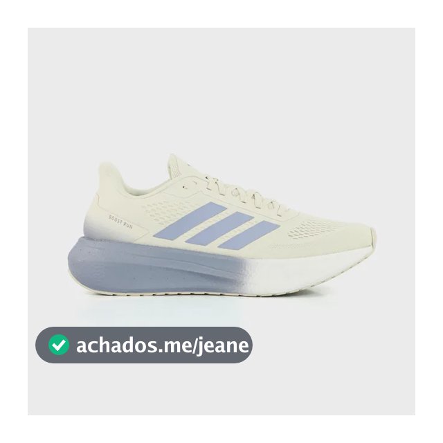 Tênis adidas Boost Run Corrida Para Meia Maratona 21 Km Bege 39 Br