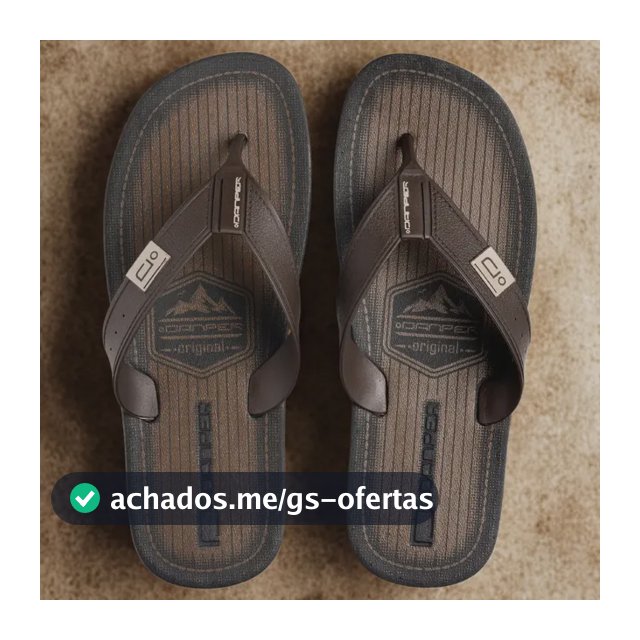 Chinelo Masculino Sandália Danper Casual Reforçado Original