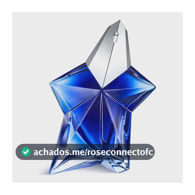 Perfume Feminino Gourmand Ambarado com Pistache e Baunilha Eau de Parfum Recarregável Angel Stellar Mugler 100ml