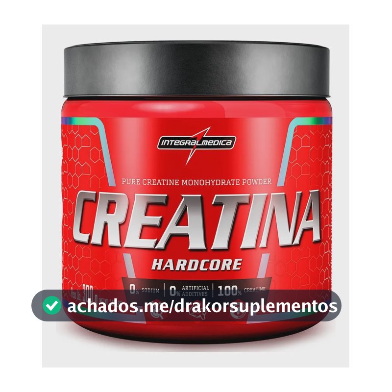 Creatina 100% Pura 300g Integralmédica Neutro