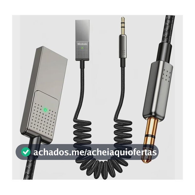Adaptador Bluetooth 5.1 Usb P2 Carro Automotivo - Mcdodo