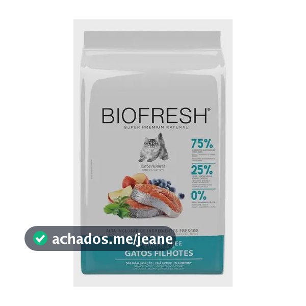 Ração Seca Gato Filhote Salmão 1,5kg Biofresh Super Premium