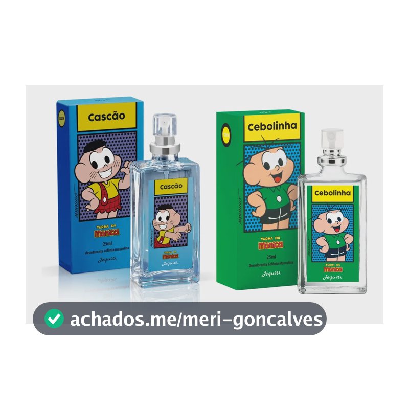 Kit Perfume Cebolinha E Cascão Jequiti Original 25ml