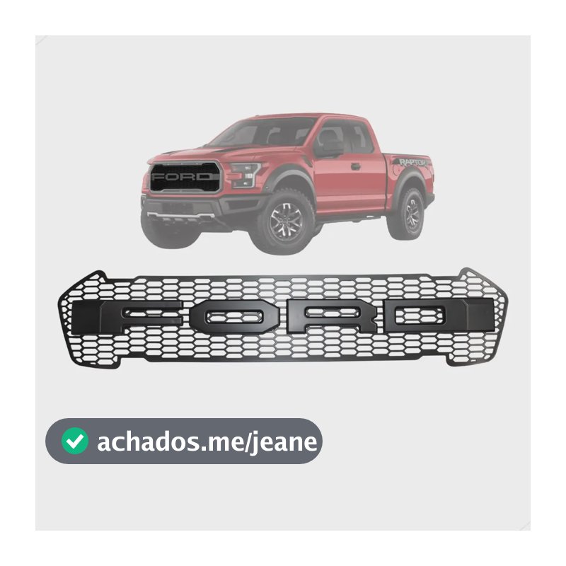 Grade Raptor Ford Ranger 2016 2017 2018 2019 Preto
