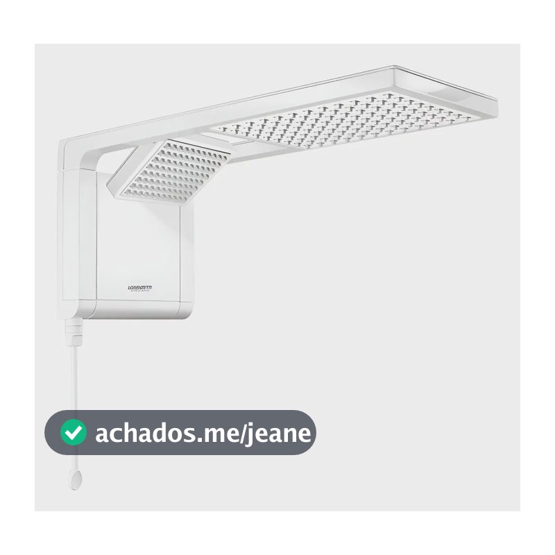 Chuveiro Elétrico Parede Lorenzetti Acqua Duo Ultra Branco Branco 220v