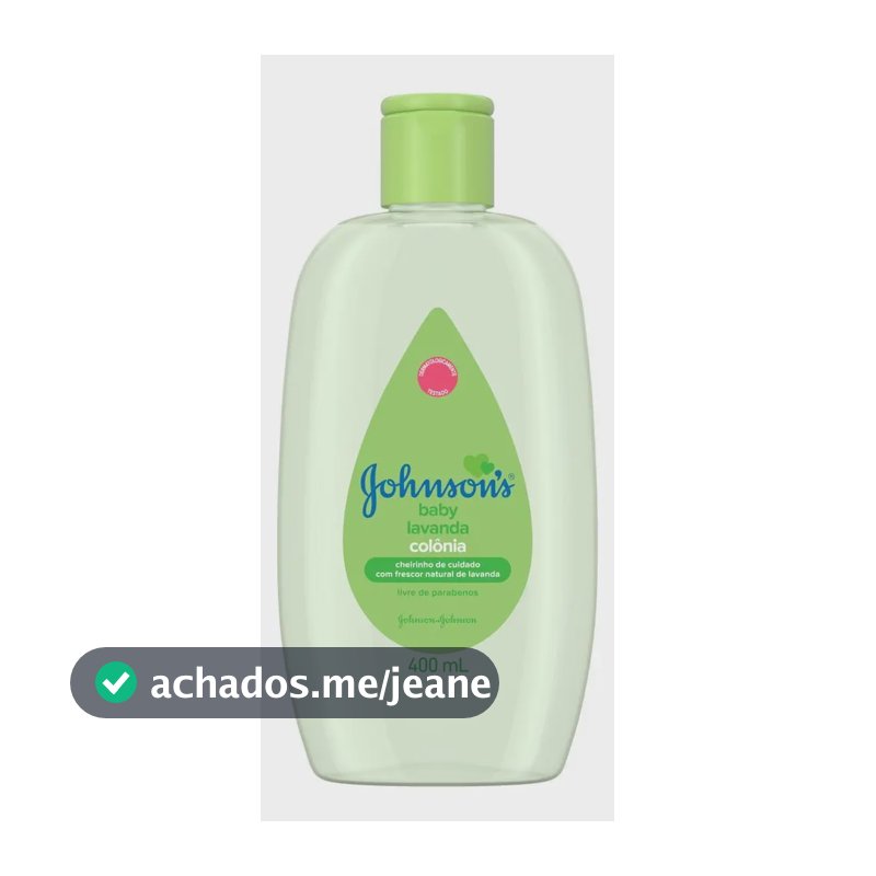 Colônia Refrescante Lavanda Para Bebês Johnson's Baby, 400ml