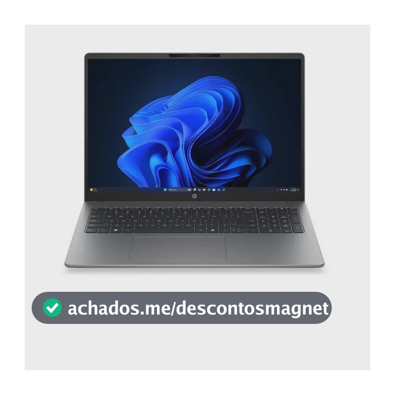 Notebook HP 200 G2i Intel Core 5-120U 16" Intel Graphics RAM 16GB (1x16GB) DDR5 5200 SSD 256GB PCIe4x4 Windows 11 Home PLS SL - E30Q9AT#AK4