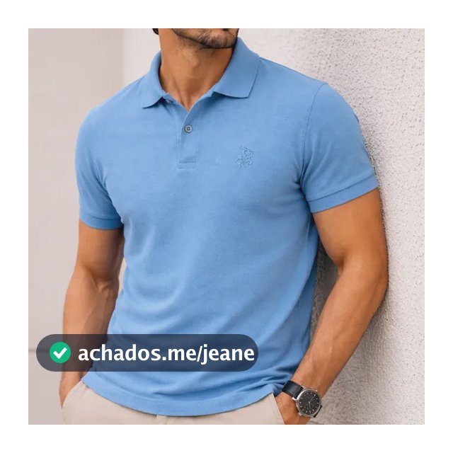 Camisa Gola Polo Masculina  Piquet Casual Premium