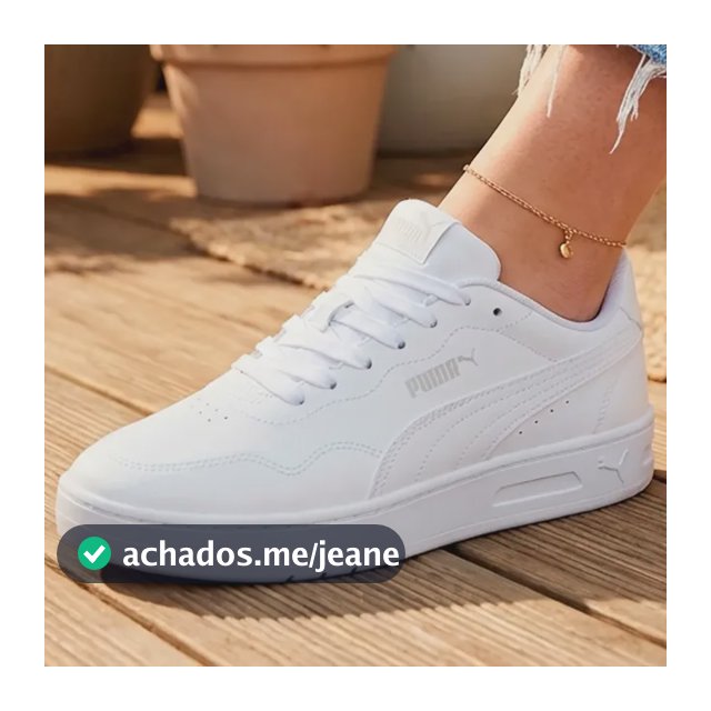 Tênis Puma Lally Court Feminino Casual Softfoam+ Bdp Branco/cinza 35 Br