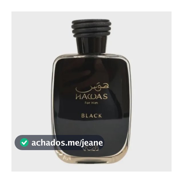 Perfume Árabe Hawas Black Rasasi Masculino 100ml Edp