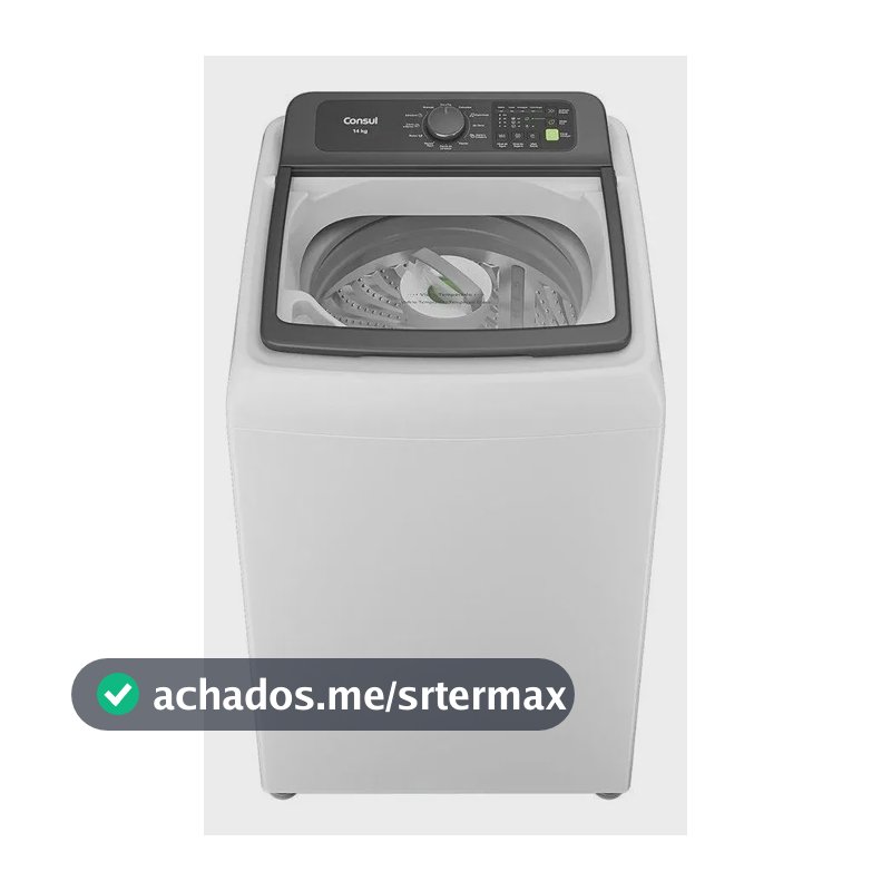 Lavadora Automática Consul Cwn14abana - 14kg, 580w, Branca 110v Branco