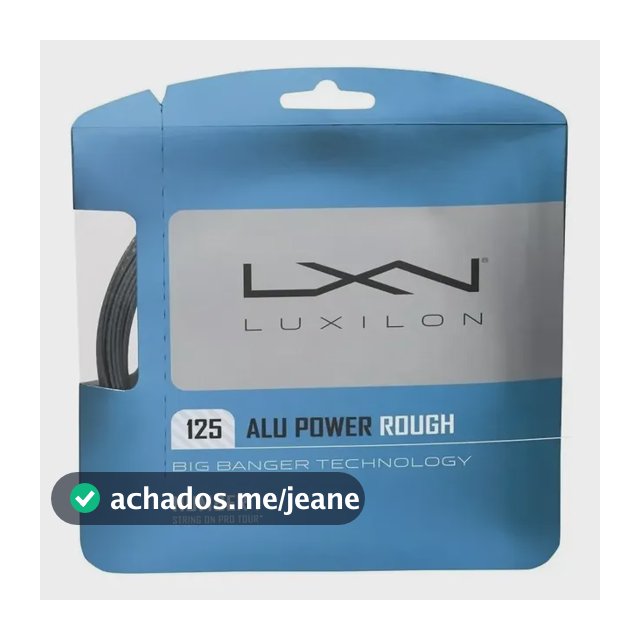 Corda Luxilon Alu Power Rough 1.25mm Set Indiv Prata