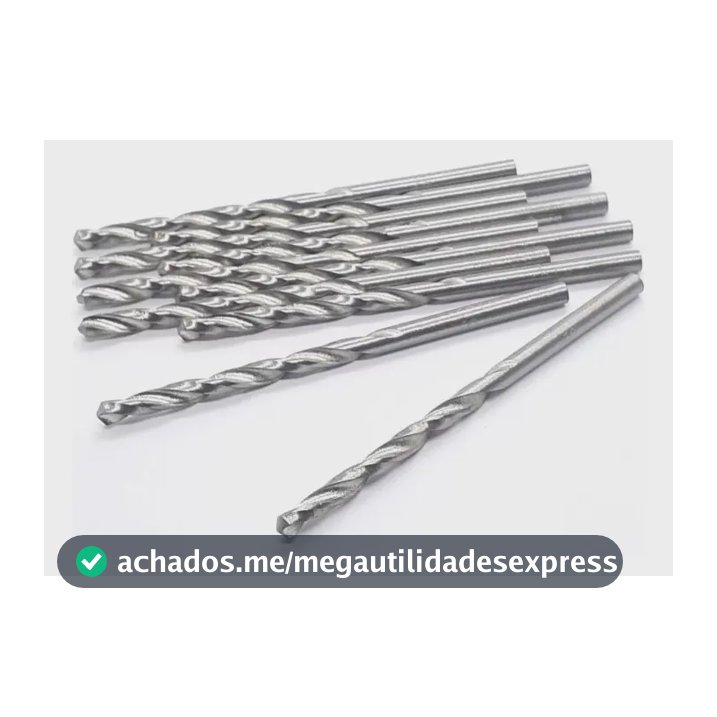 Kit 10 Brocas 3mm Aço Rápido Bestfer para Metais Ferrosos e Não Ferrosos
