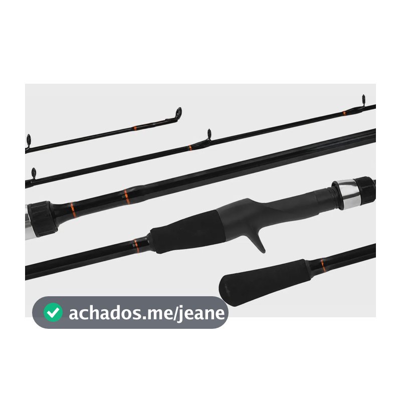 Vara De Carretilha Sioux C601 1,83mts 12-25lbs 1p - Albatroz Preto