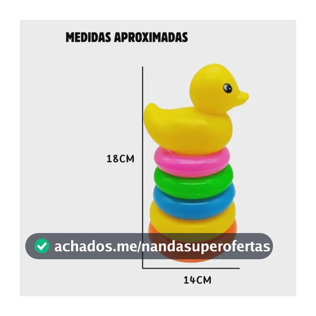 Torre Educativa Bebê De Empilhar Brinquedo Didático Argolas