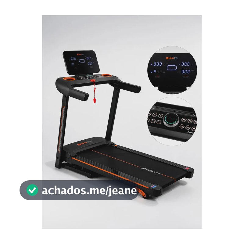 Esteira Ergométrica Elétrica Smart 14km/h 2.5 Hp Dobrável Cor Preto