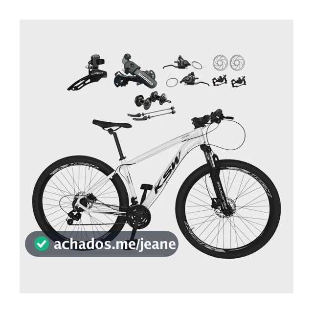 Bicicleta Aro 29 Ksw Mtb 24 Marchas Shimano E Freios A Disco