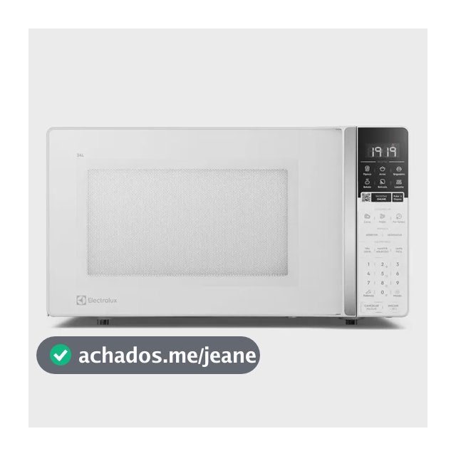 Micro-ondas Electrolux Efficient 34L Branco ME34B