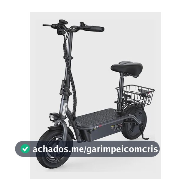 Scooter Elétrico F3 Dobrável Para Adultos Motor 1000w 45km/h Preto
