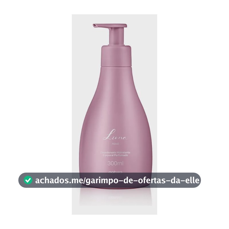 Creme Hidratante Corporal Perfumado Luna Rosé 300 Ml Perfumado