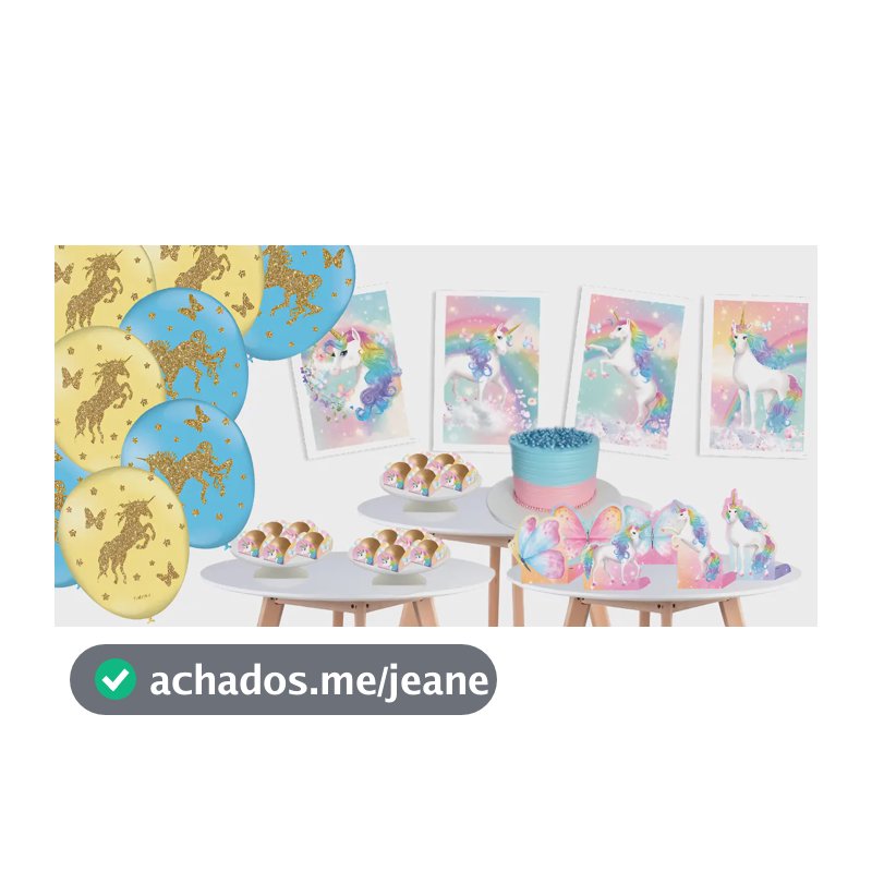Kit Festa Unicornio Aniversário Decoração