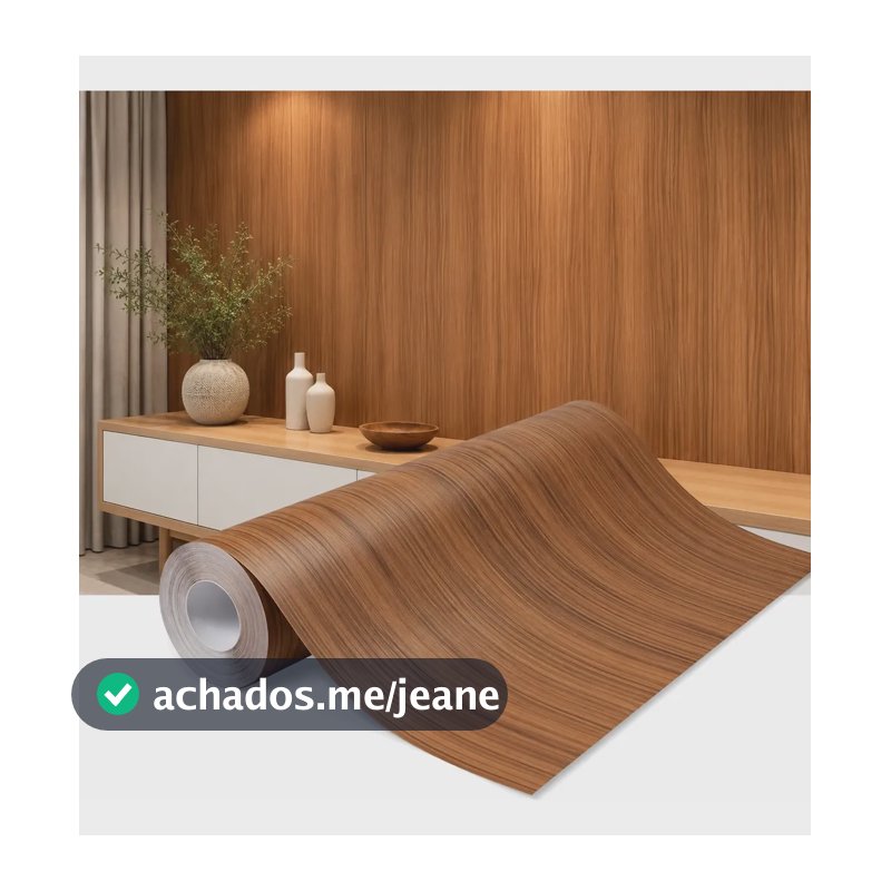 Papel De Parede Madeira Lavável Vinílico 5 Metros Adesivo Madeira