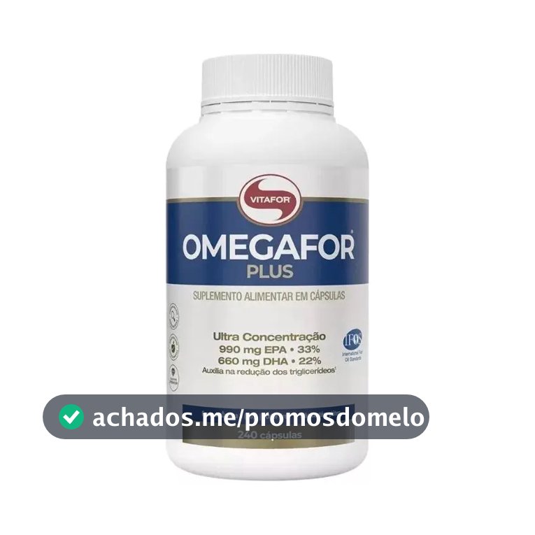 Omega 3 Omegafor Plus 240caps Concentrado Vitafor