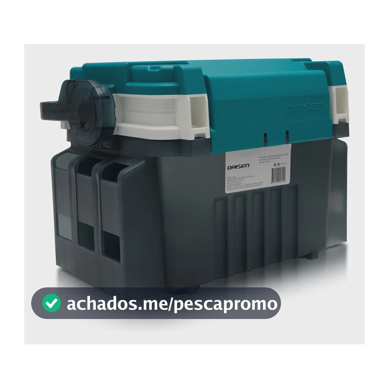 Caixa Pesca Daisen 7070 Bbk Verde Padrão Meiho Bucket Mouth