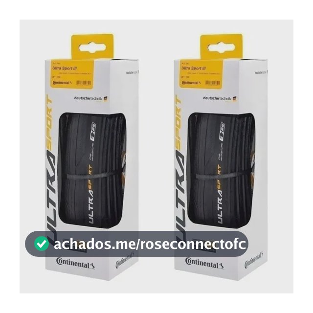 Par Pneu Continental Ultra Sport 3 700x25 Kevlar Preto Speed
