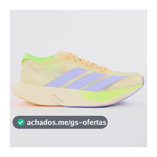 Tênis adidas Adizero Drive Rc Neon Corrida Treino Amarelo Amarelo 37 Br