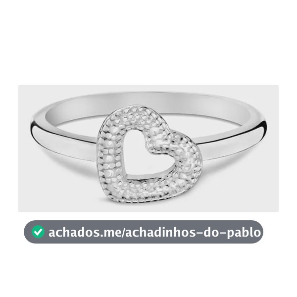 Anel Life Cupido Coração Em Prata 925 16
