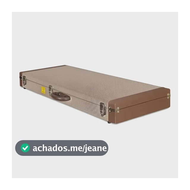 Case Tweed Areia  Guitarra Stratocaster Strato Hellocases