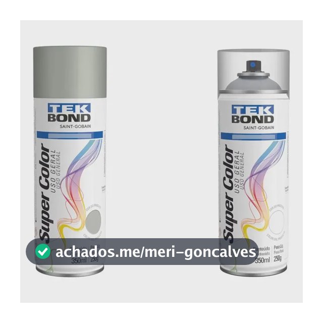 Kit Primer Cinza E Verniz Incolor Fosco Tekbond 350ml