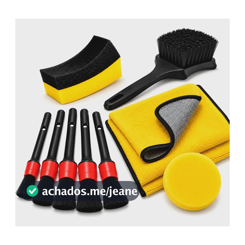 Kit Para Lavar Carro Estética Automotiva Detalhamento Toalha