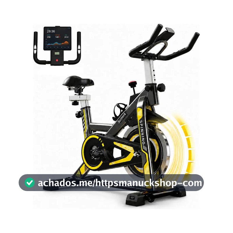 Bicicleta Spinning Romantic Crown Preto Roda Inércia 13kg