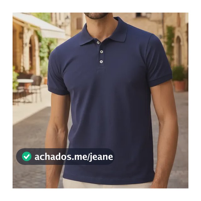 Camisa Polo Básica Masculina De Algodão Pima Opus