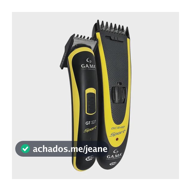 Kit Máquina De Corte Gama Italy Gcs547 Sport Usb