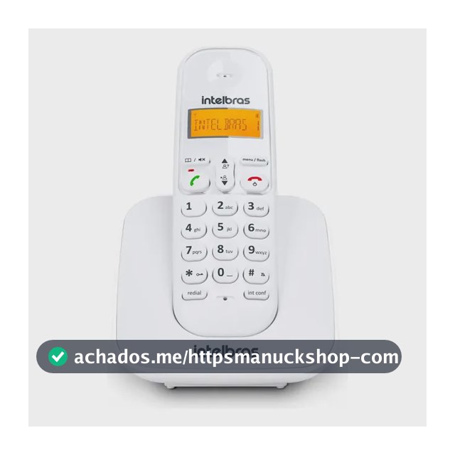 Telefone Sem Fio Intelbras TS 3110 Branco