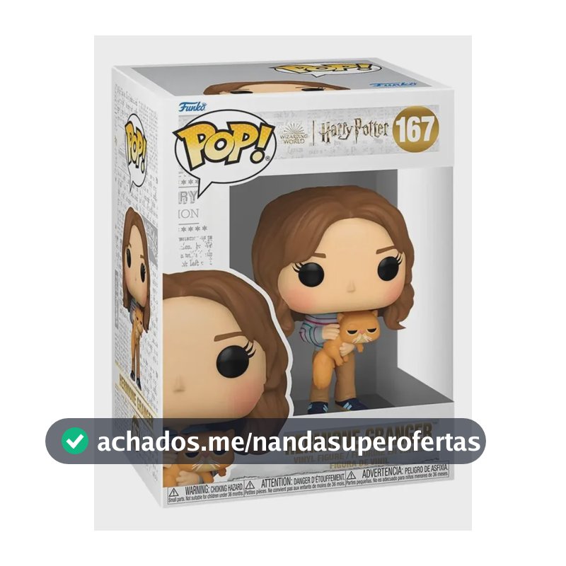 Pop! Funko Hermione Hogwarts E Bichento #167 | Harry Potter