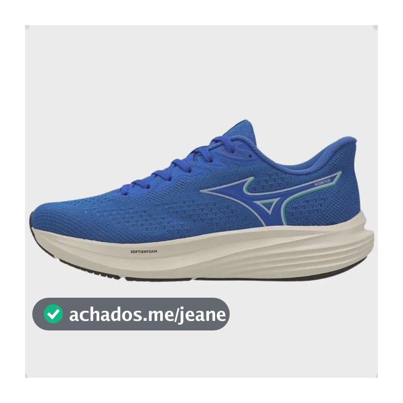Tenis Mizuno Lively Masculino Corrida E Conforto Azul Liso 42 Br