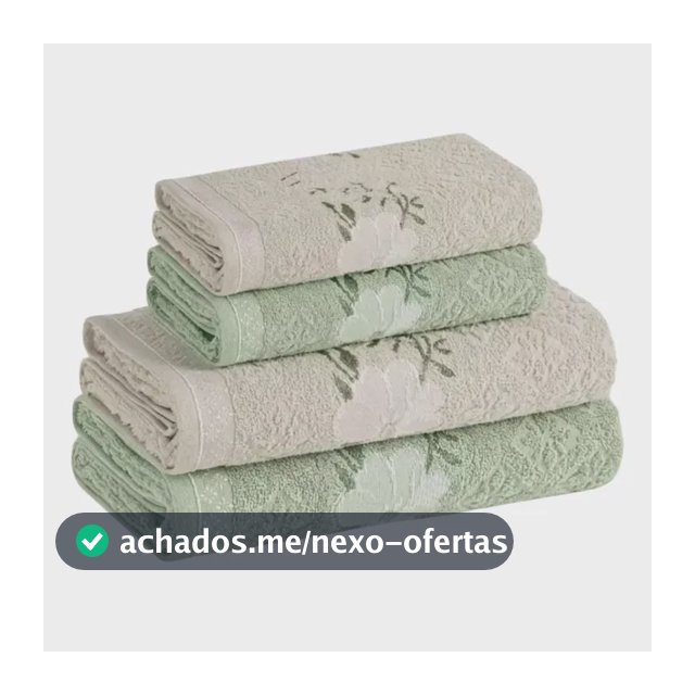 Jogo Toalhas Banho Karsten 4pçs Grossas Macias 100% Algodão