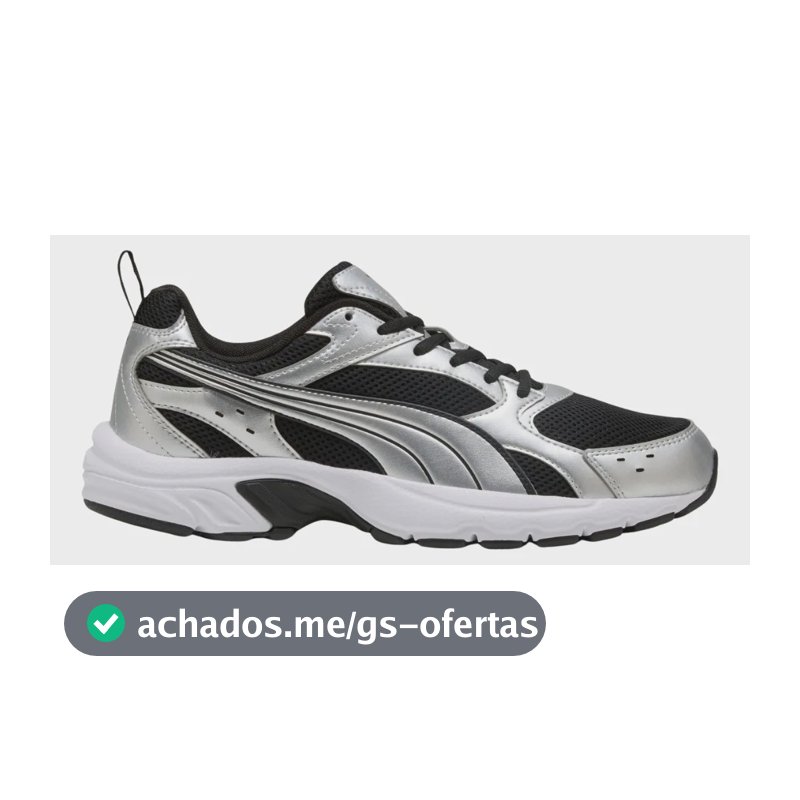 Tênis Casual Masculino Puma Milenio Tech Lt Original Prata/preto Lisa 40