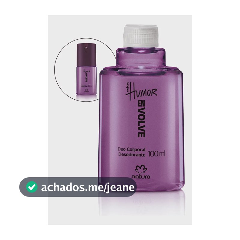 Refil Deo Corporal Natura Humor Envolve 100 Ml