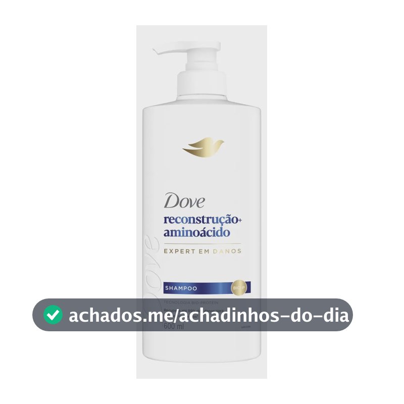 Dove Shampoo Reconstrução + Aminoácido 600ml