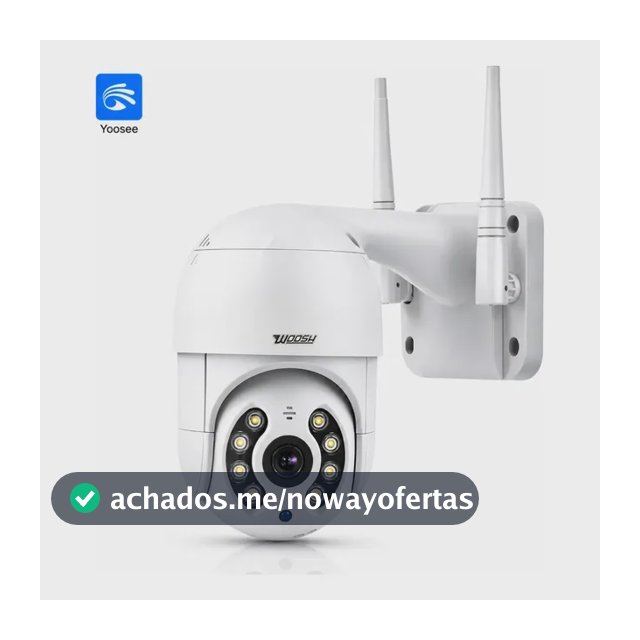 Câmera De Segurança Wifi Yoosee Externa Mini Dome Full Hd Infravermelho Prova D'água Woosh