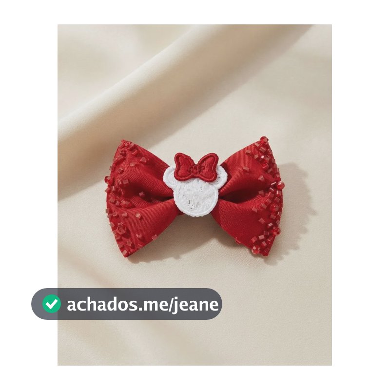 Laço Minnie Ca Atelier Vermelho